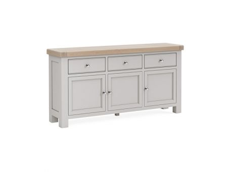 Salcombe Light Grey Large Sideboard