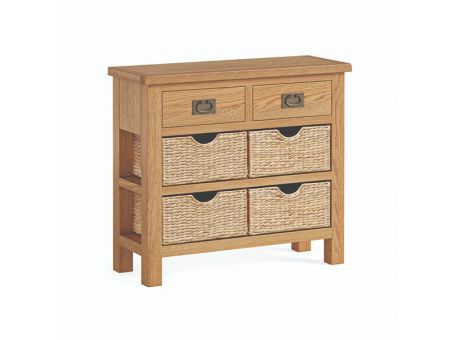 Salisbury Lite Console Table With Basket