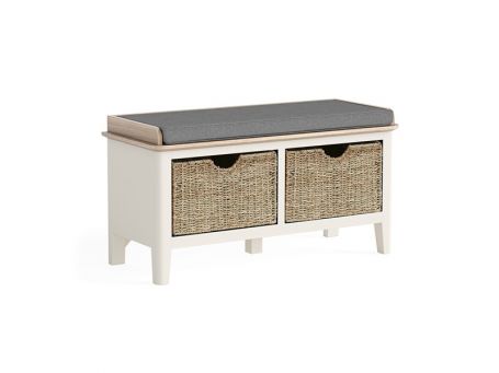 Marlow Coconut Milk Storage Bench