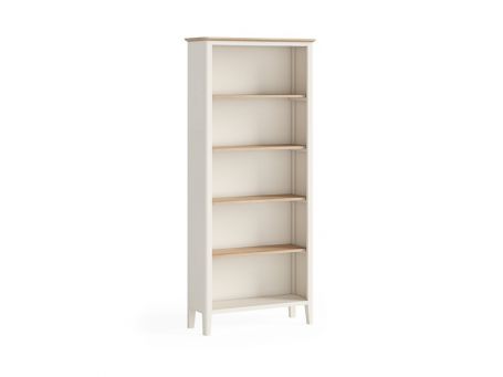 Marlow Coconut Milk Large Bookcase