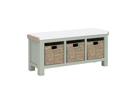 Salcombe Sage Storage Bench