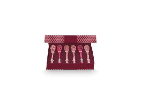 Giftset Teaspoons Oriental Flower Festival Dark Pi