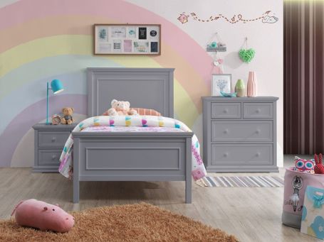 Holly Grey Single Bed