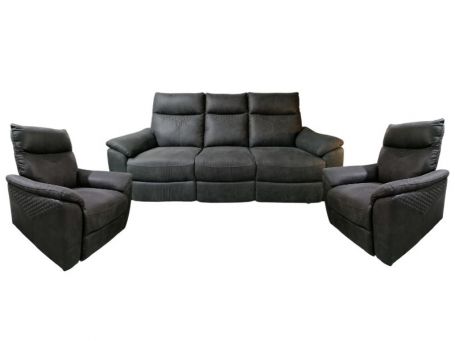 Hunter Recliner Group 3+1+1 -  Charcoal