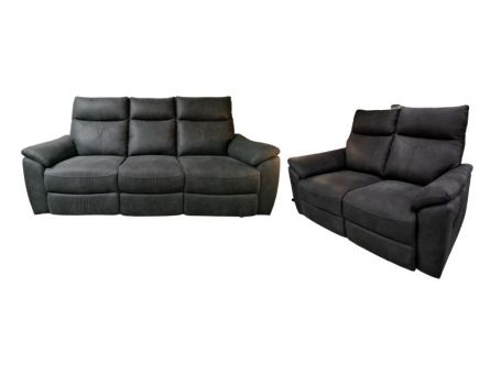Hunter Recliner Group 3+2 - Charcoal