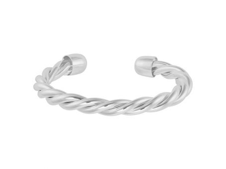 Indulgence Silver Twist Cuff Bangle