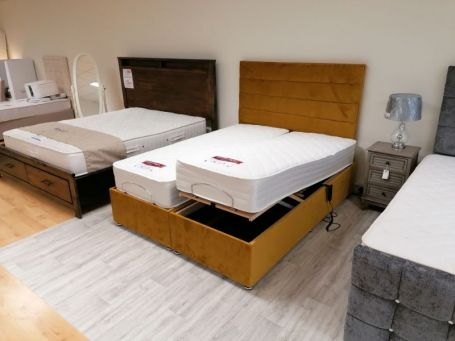 Motorised Bed - Range Of Colours Available