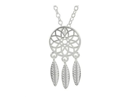 Indulgence Rhodium Dream Catcher Necklace