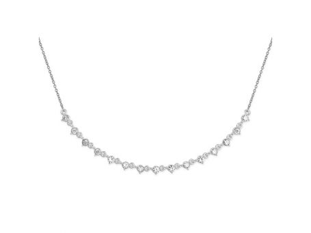 Indulgence Silver Crystal Neklace