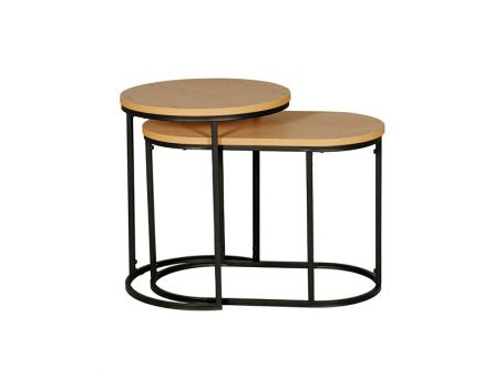 Kinsley Brown Nest of Tables