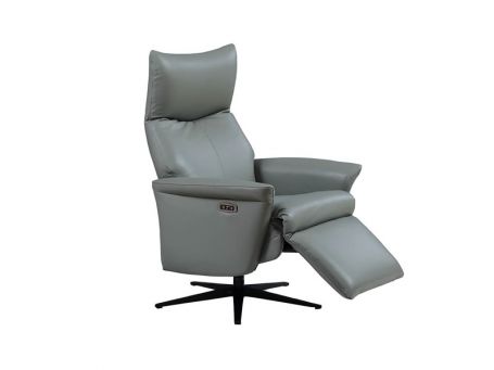 Leandro Electric Recliner Accent Chair Steel