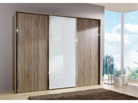 Miami Customisable Sliding Wardrobe - Choose Preferred Width, Height, Colour & Accessories 
