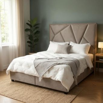 New Orleans Gas Lift Storage Bed Taupe