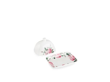 Rose Collection Butter Dish