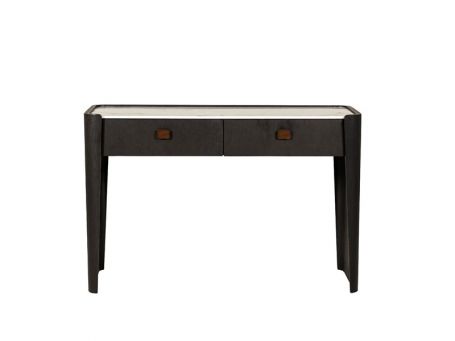 Rhodes Ebony Dressing Table 2 Drawer