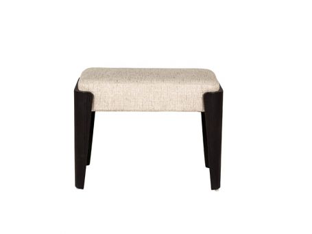 Rhodes Ebony Dressing Stool