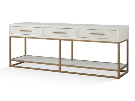 Capri 3 Drawer Console Table