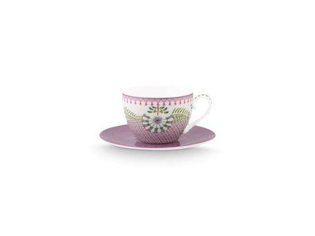 Set of 2 Cups and Saucers Lily & Lotus 280ml