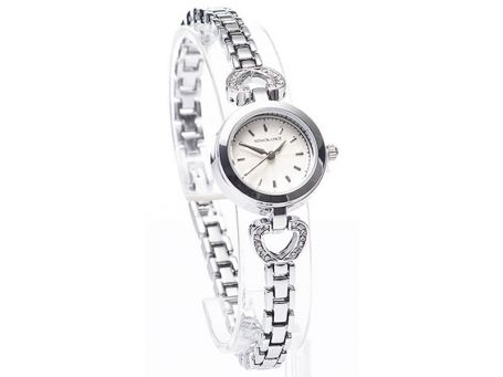 Newgrange Living Silver Diamond Heart Watch