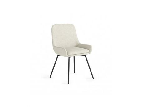 Evie Chair Ivory Boucle Dining Chair