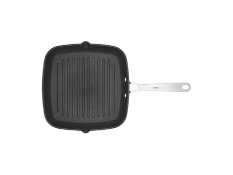 Stellar Forged 26Cm Grill Pan Non Stick BLACk