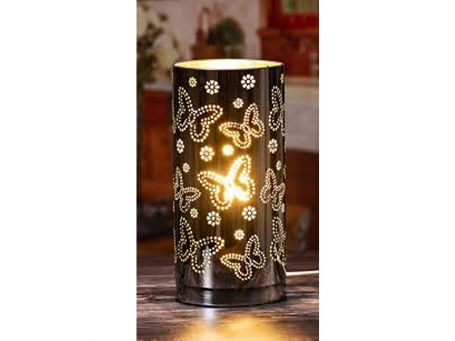 Newgrange Living Chrome Meta Butterfly Table Lamp