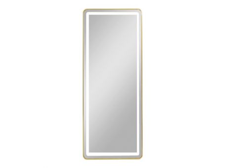 Modena LED Cheval Large Gold Wall Mirror