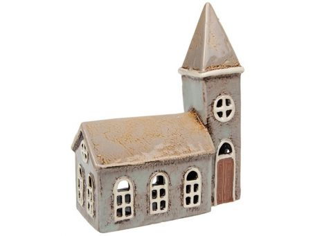 Village Pottery Church Tealight