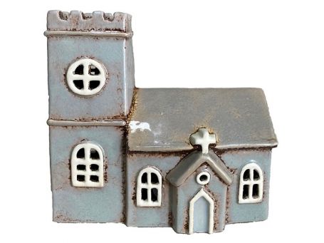 Village Pottery Norman Church Tealight