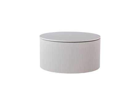 Zadie White Coffee Table Round