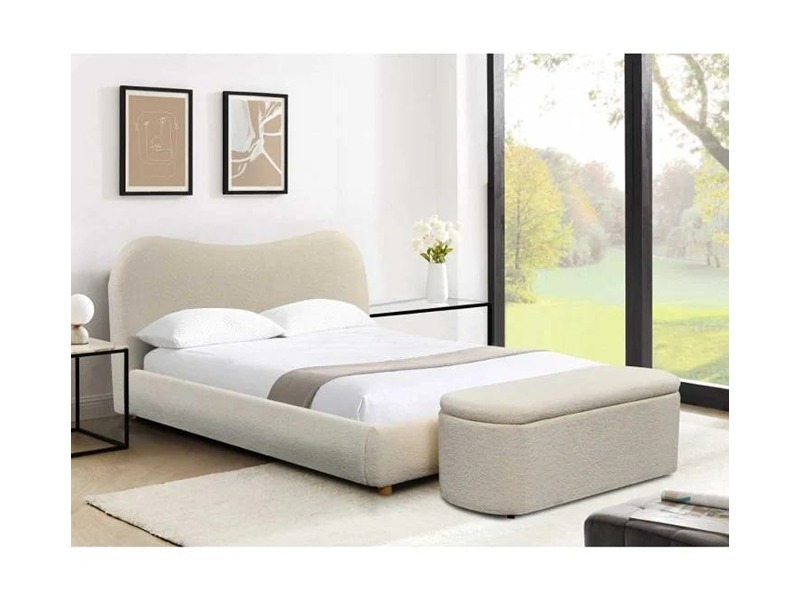 Donegal Grey Fabric Bed
