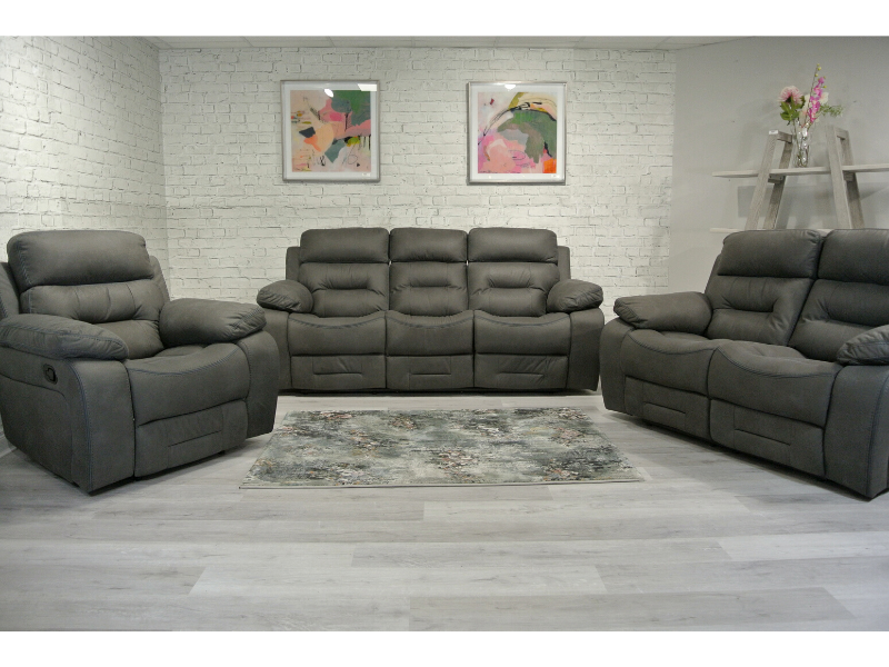 Endurance 3 Seater Electric Recliner - Dark Grey
