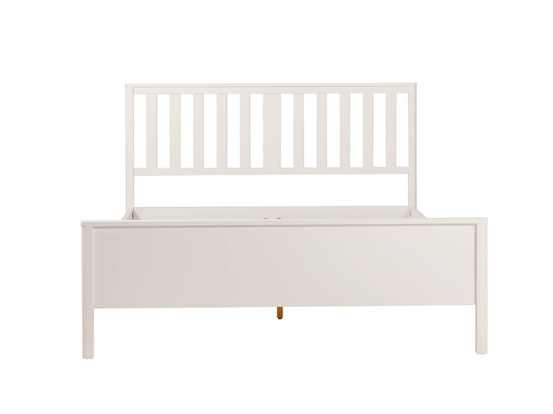 Freya Natural 4'6 Bed-low footboard