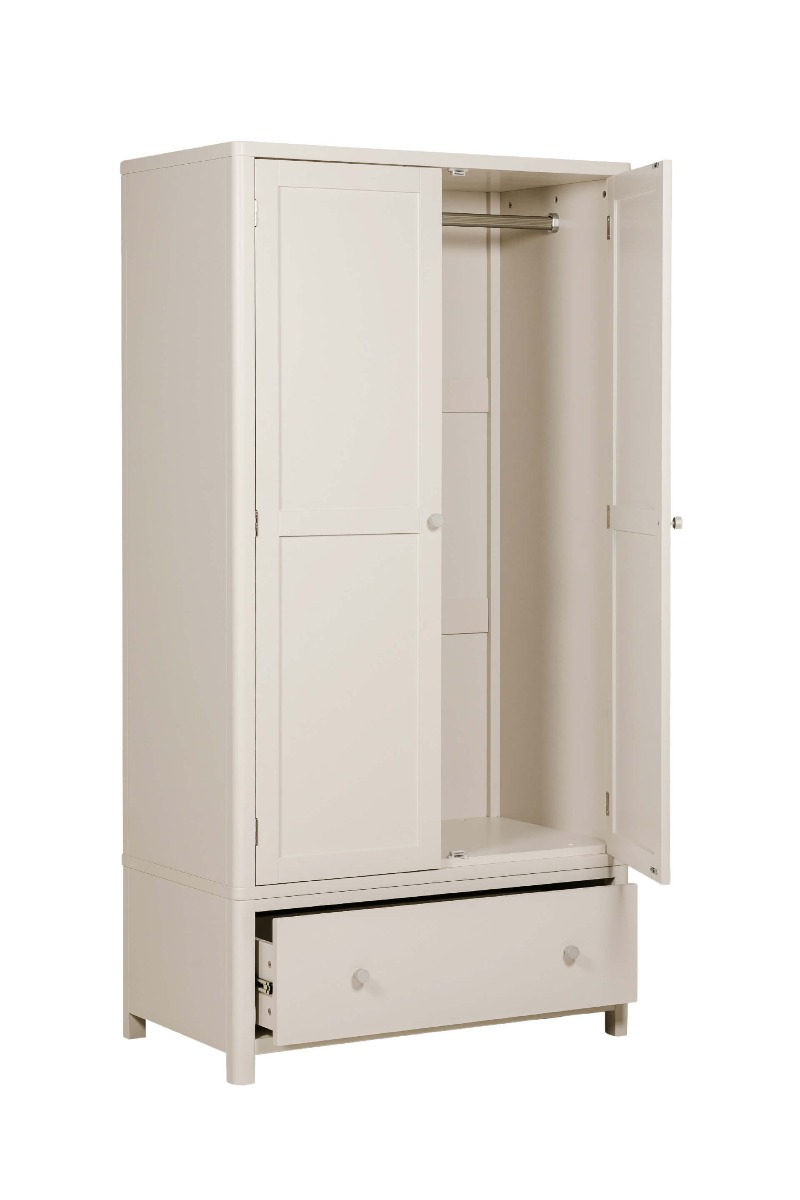Freya Natural 4'6 Bed-low footboard