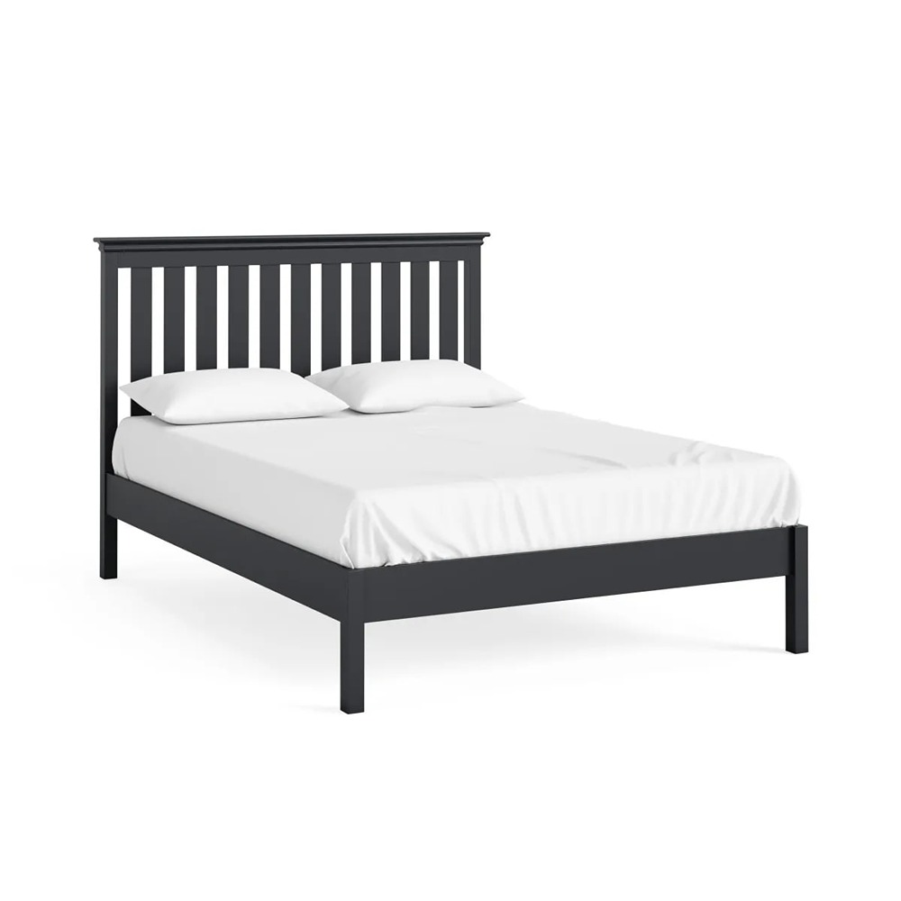 Bordeaux Wooden Bedframe Charcoal