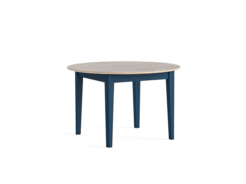 Marlow Navy Round Ext. Dining Table 1200/1550