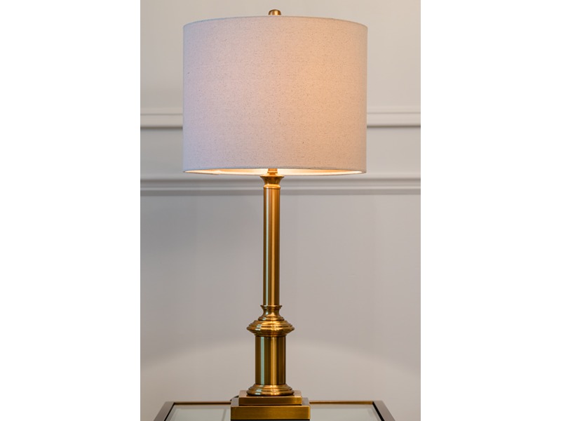 Katie Bleu Detta Table Lamp & Shade