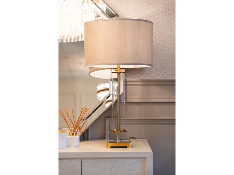 Katie Bleu Capri 3 Drawer Console Table