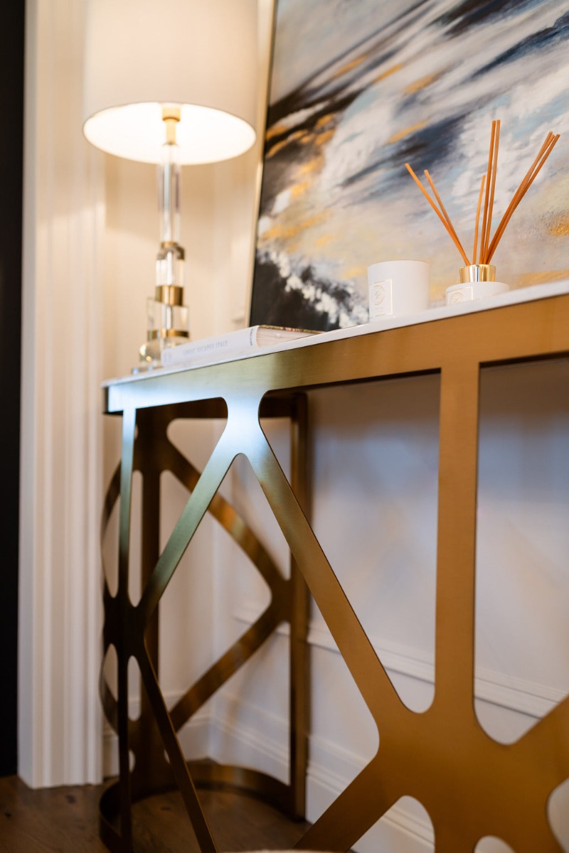 Katie Bleu Skye Table Lamp & Shade