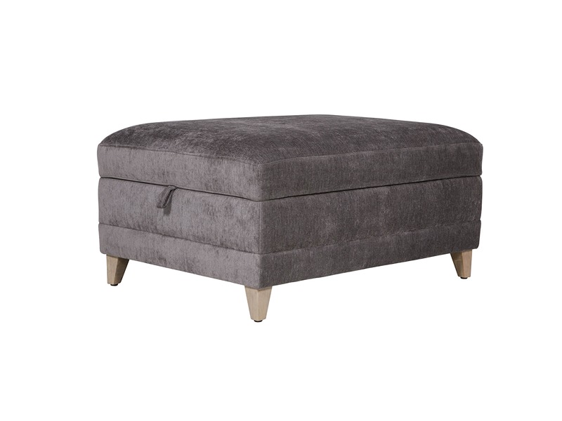 Tate Storage Ottoman Grey