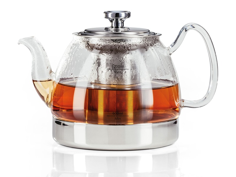 Judge Kitchen Stove Top Glass Teapot - 1.2L