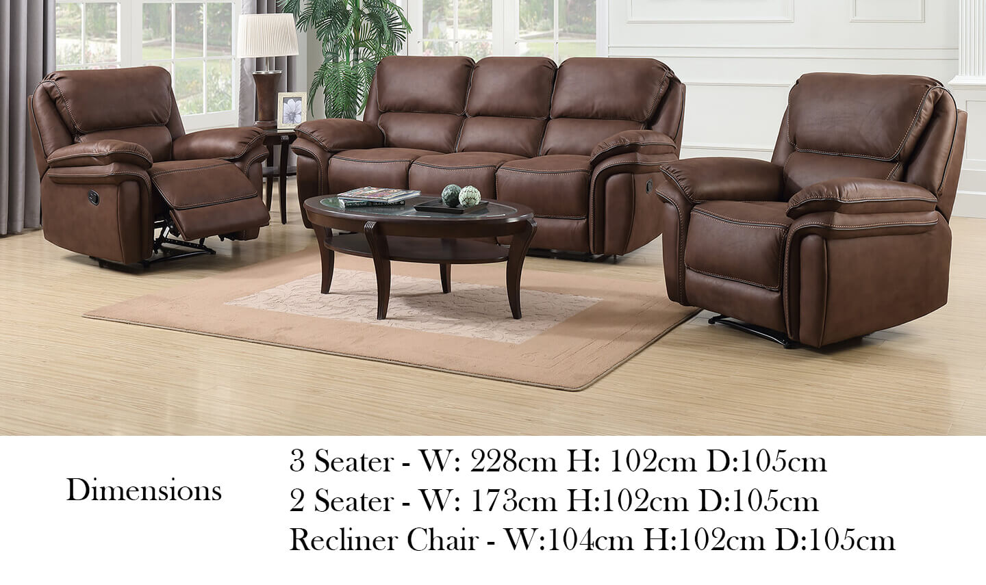 Preston Suite in Mocha 